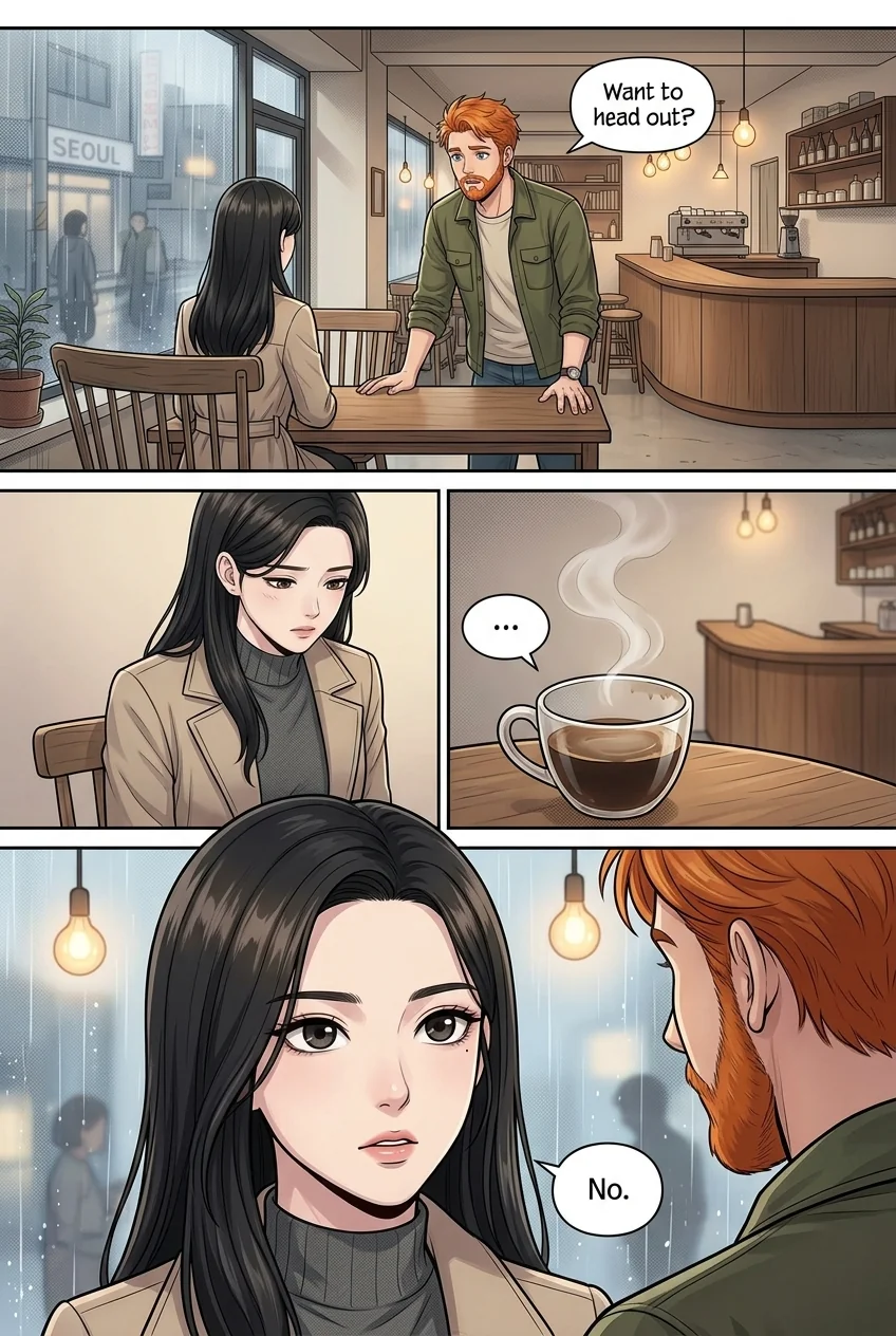 Tú Corea, mi mundo.  Chapter 13 Page 17 - AI Generated Manga