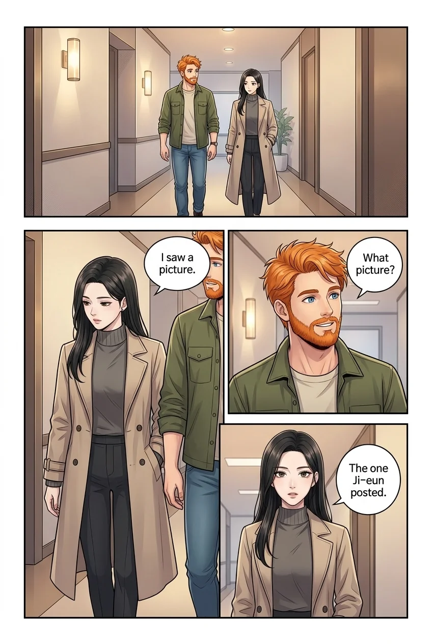 Tú Corea, mi mundo.  Chapter 13 Page 8 - AI Generated Manga