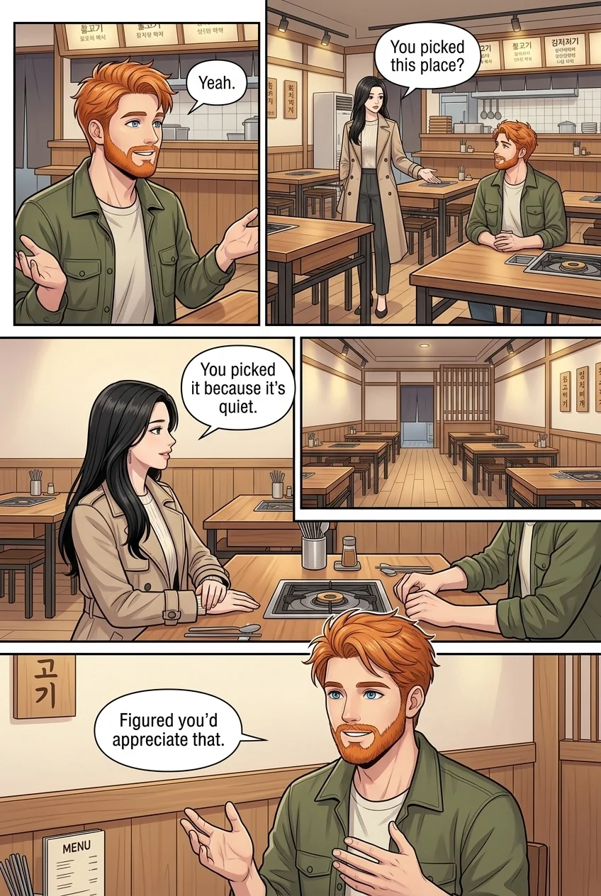 Tú Corea, mi mundo.  Chapter 14 Page 12 - AI Generated Manga