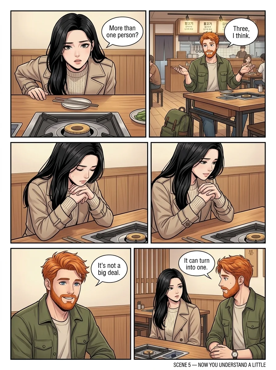 Tú Corea, mi mundo.  Chapter 14 Page 15 - AI Generated Manga