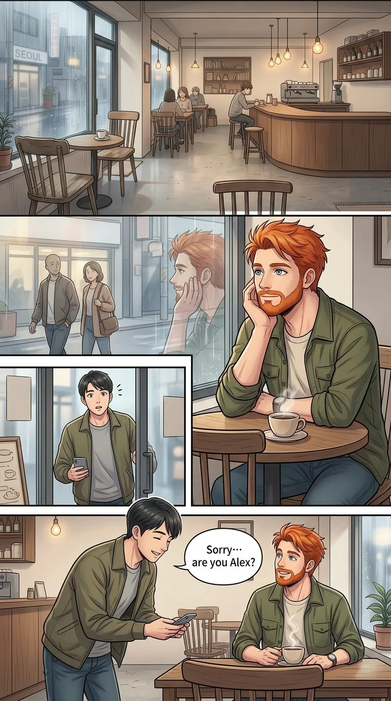 Tú Corea, mi mundo.  Chapter 14 Page 7 - AI Generated Manga
