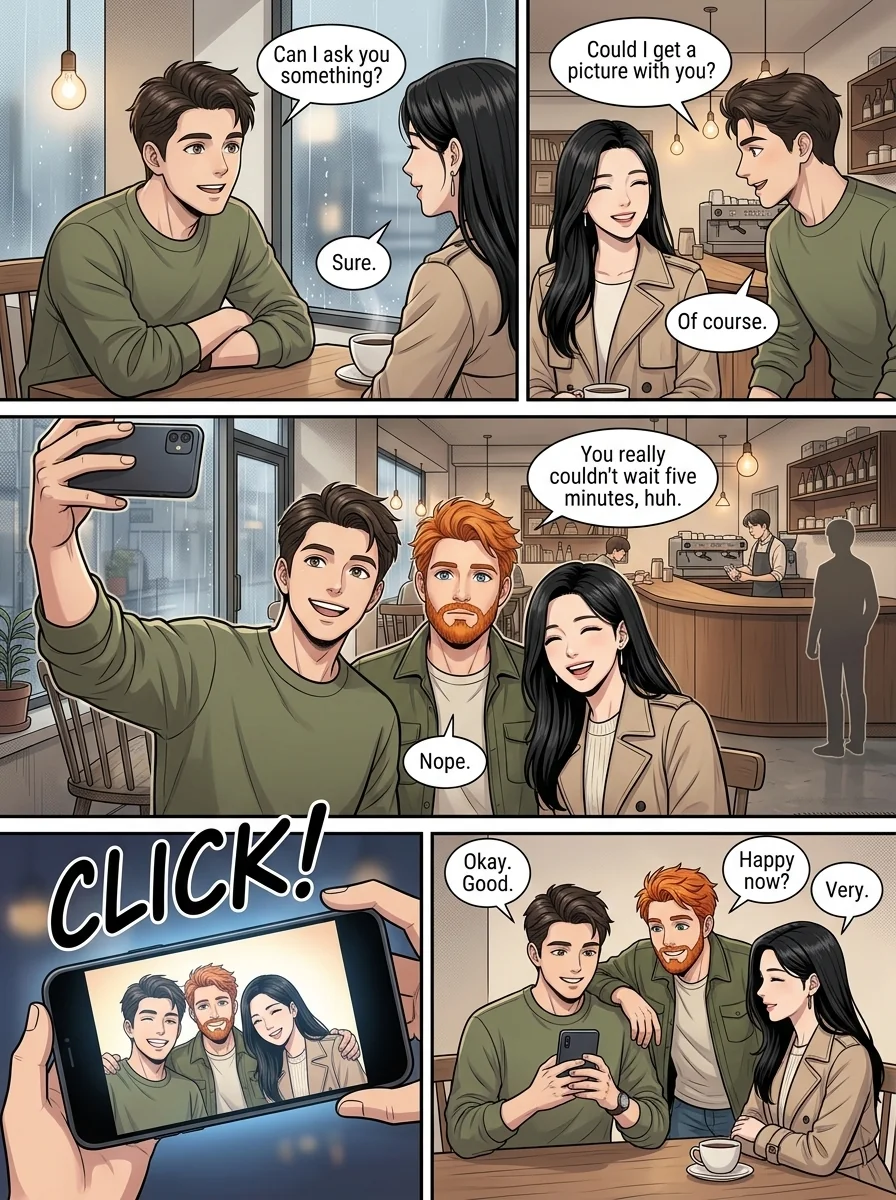Tú Corea, mi mundo.  Chapter 16 Page 18 - AI Generated Manga