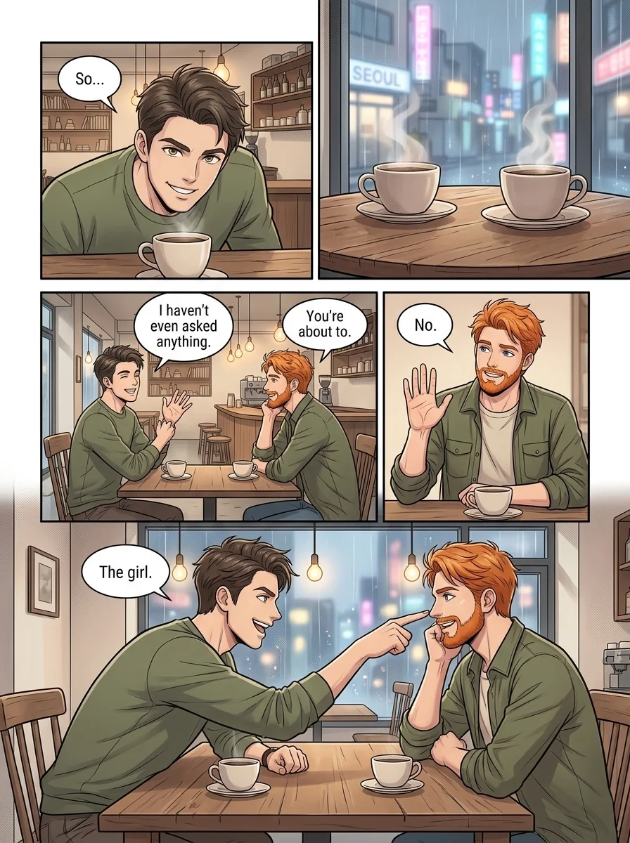 Tú Corea, mi mundo.  Chapter 16 Page 6 - AI Generated Manga