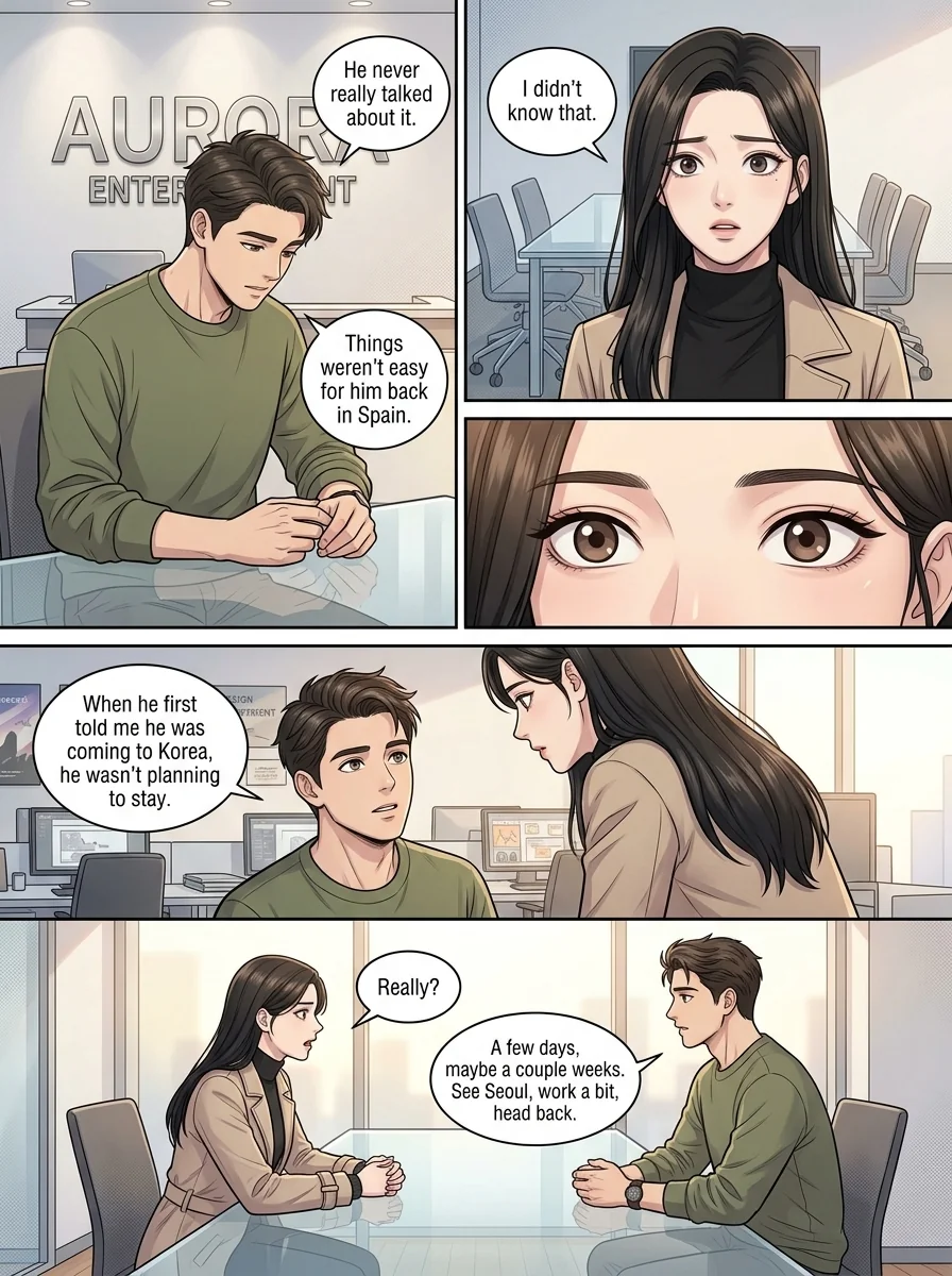Tú Corea, mi mundo.  Chapter 17 Page 12 - AI Generated Manga