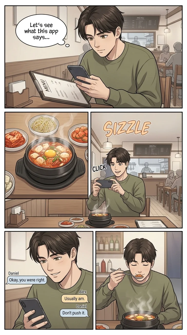 Tú Corea, mi mundo.  Chapter 17 Page 7 - AI Generated Manga