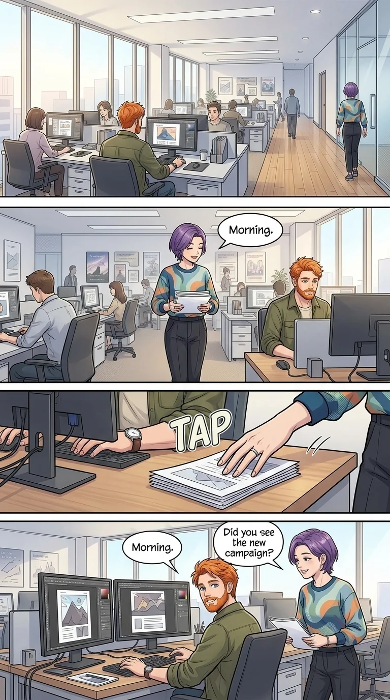 Tú Corea, mi mundo.  Chapter 18 Page 4 - AI Generated Manga