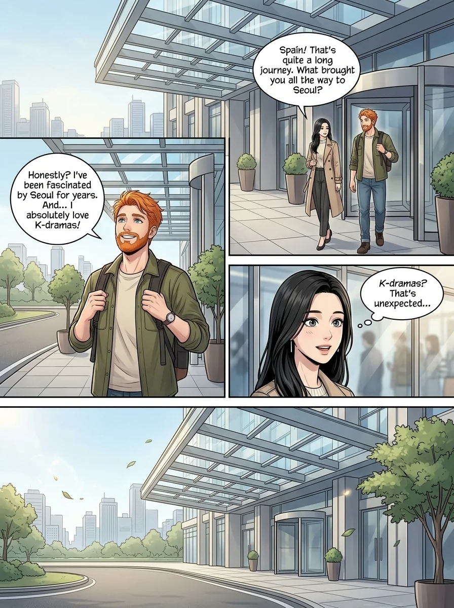 Tú Corea, mi mundo.  Chapter 2 Page 8 - AI Generated Manga