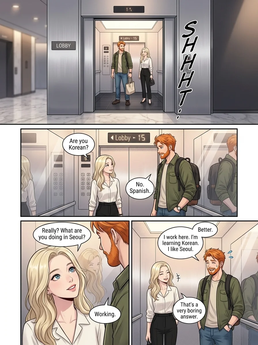 Tú Corea, mi mundo.  Chapter 23 Page 6 - AI Generated Manga