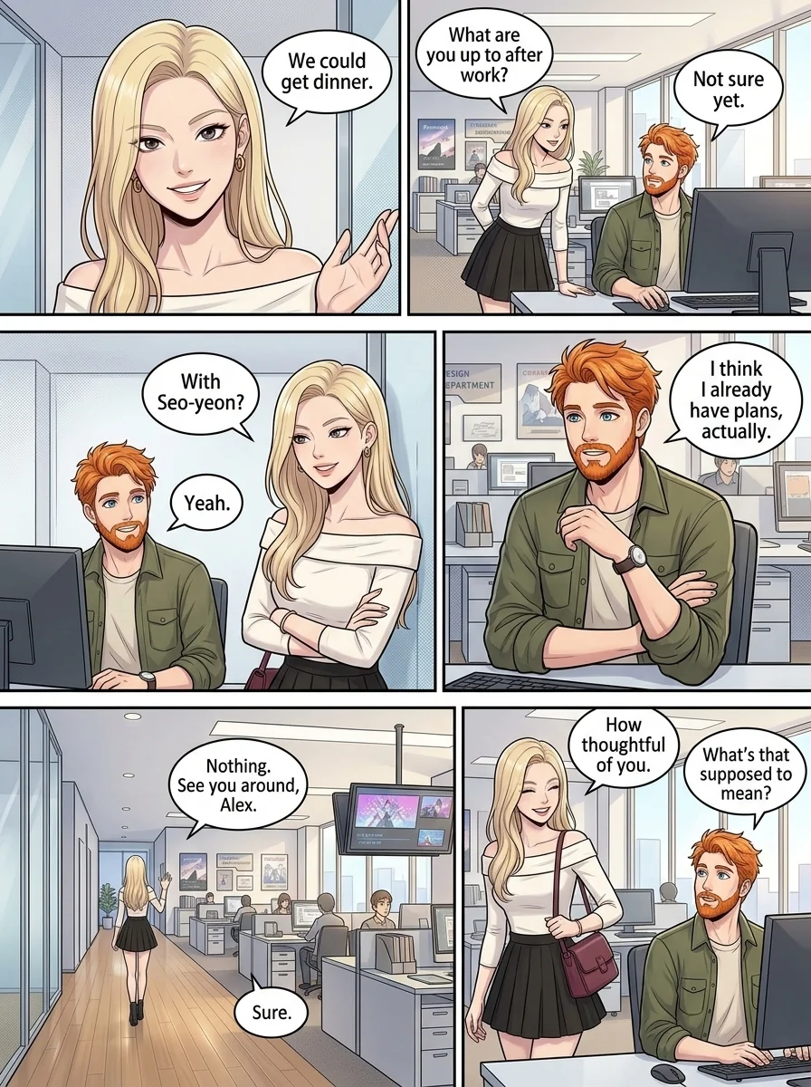 Tú Corea, mi mundo.  Chapter 24 Page 7 - AI Generated Manga