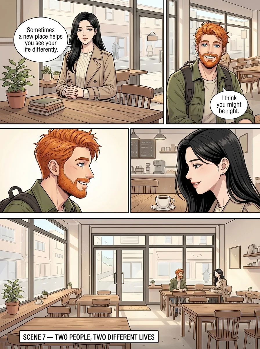 Tú Corea, mi mundo.  Chapter 3 Page 17 - AI Generated Manga
