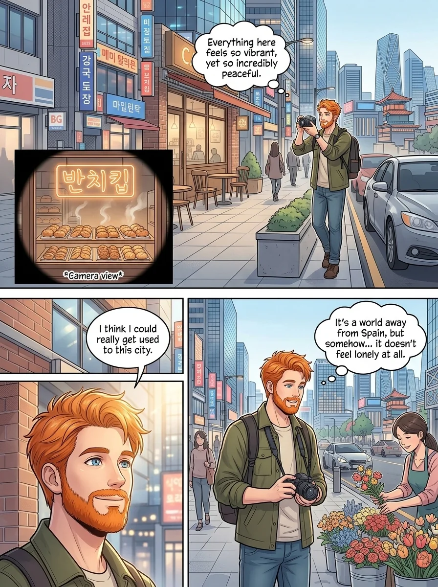 Tú Corea, mi mundo.  Chapter 3 Page 2 - AI Generated Manga