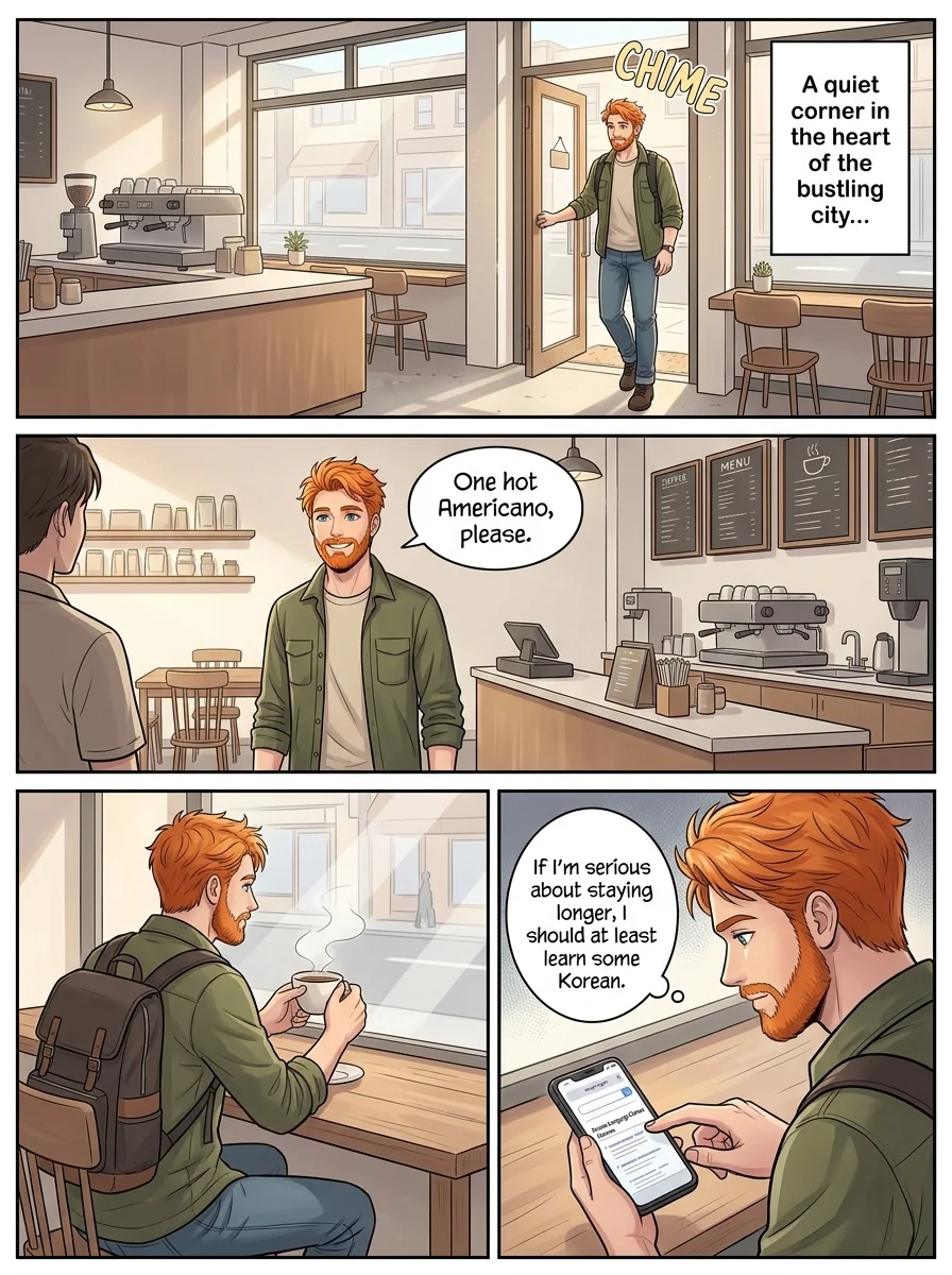 Tú Corea, mi mundo.  Chapter 3 Page 3 - AI Generated Manga