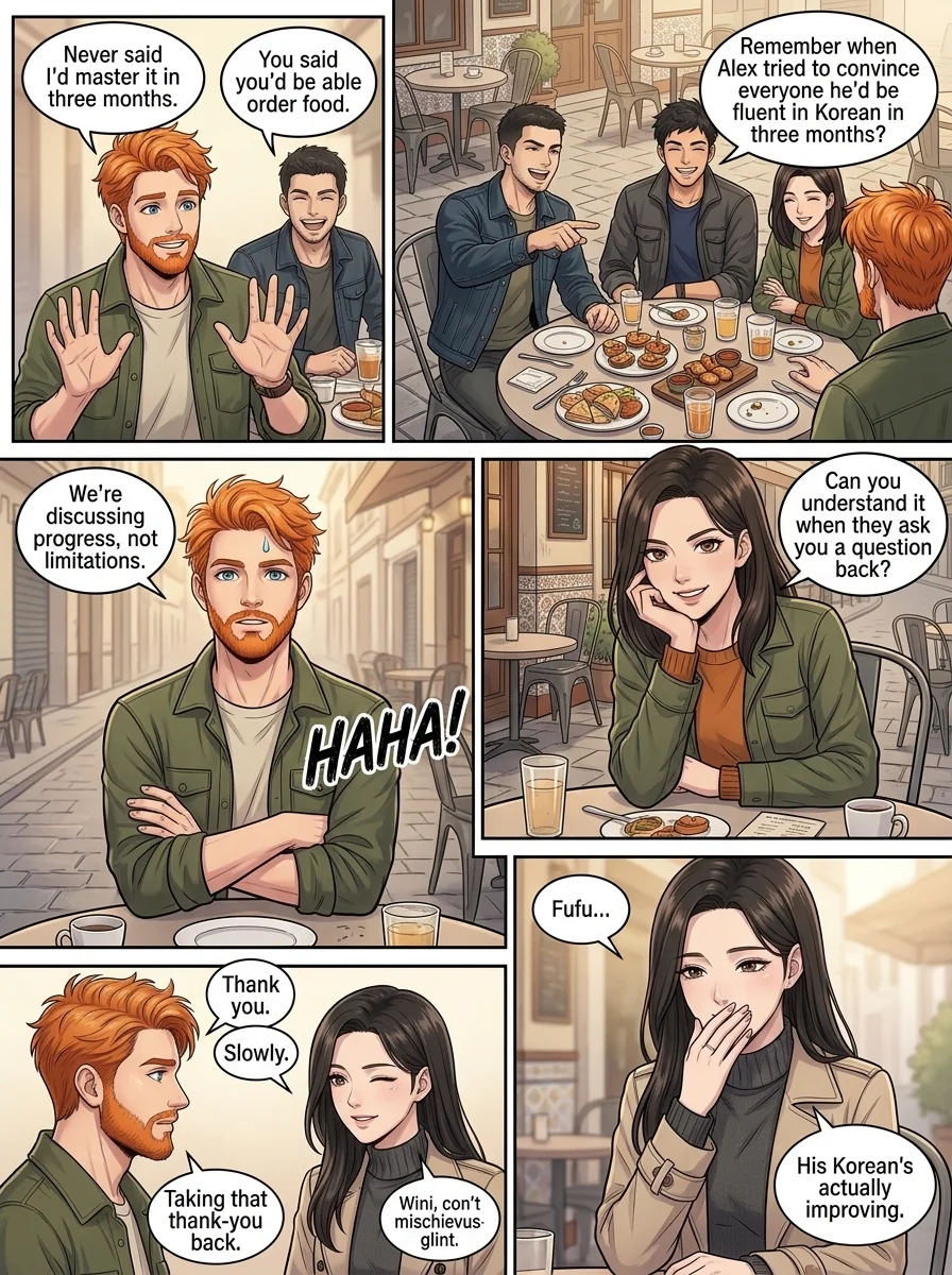 Tú Corea, mi mundo.  Chapter 30 Page 8 - AI Generated Manga