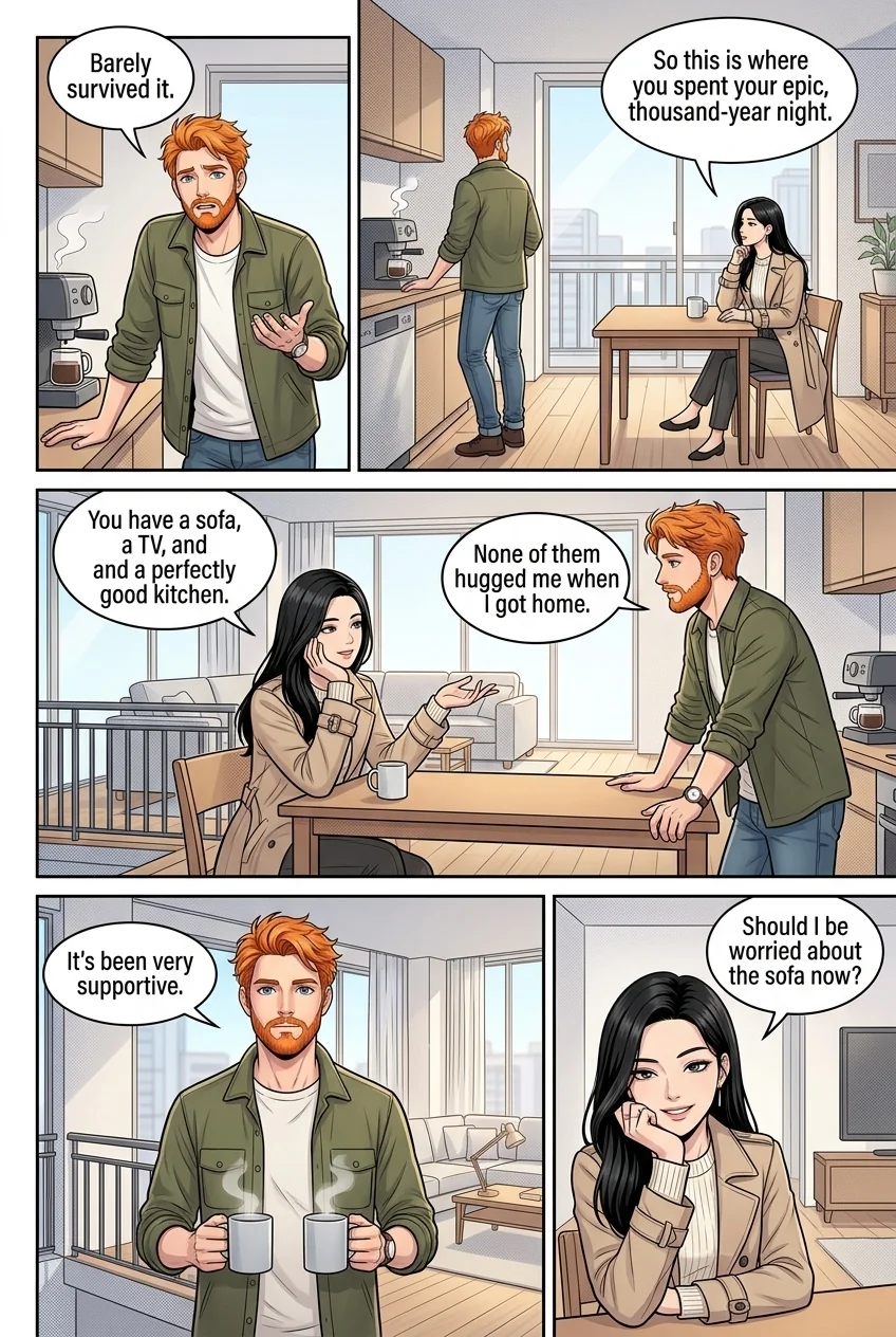 Tú Corea, mi mundo.  Chapter 32 Page 8 - AI Generated Manga