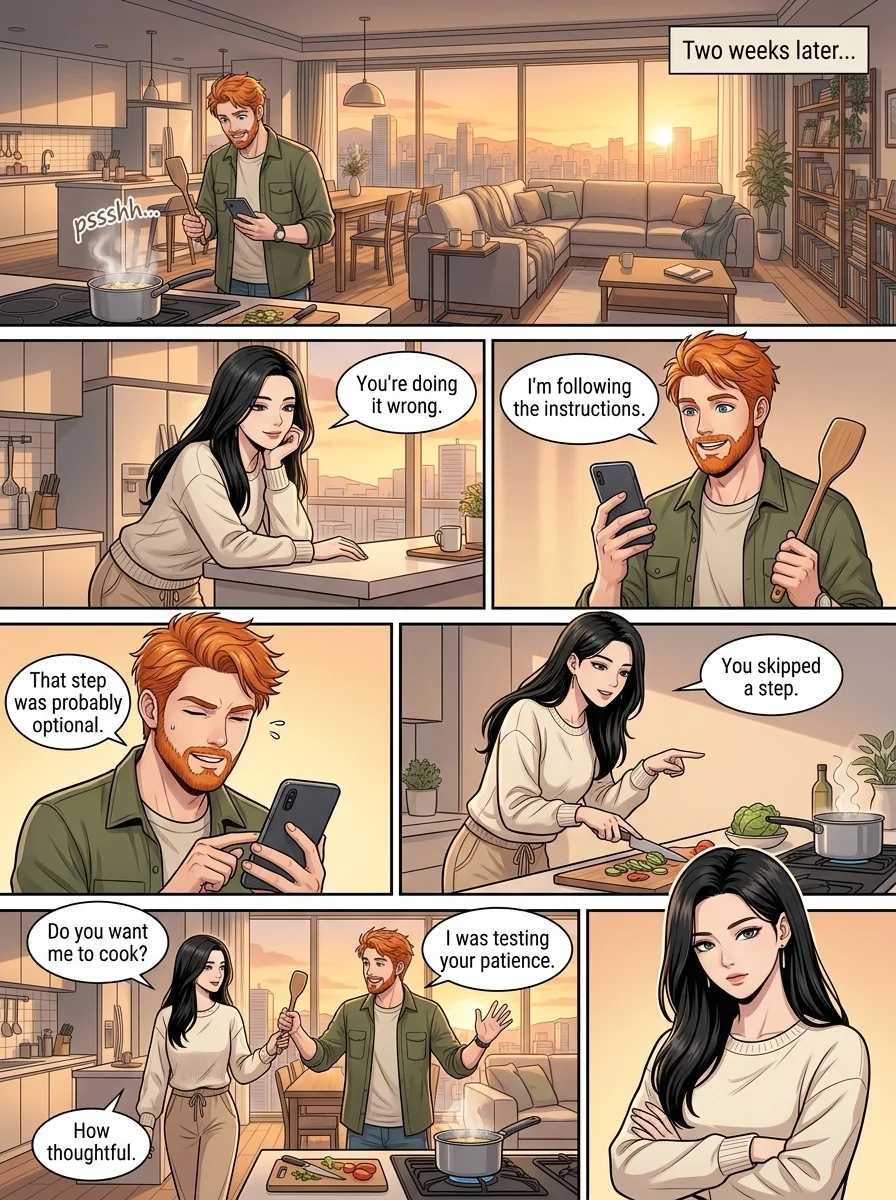 Tú Corea, mi mundo.  Chapter 35 Page 5 - AI Generated Manga