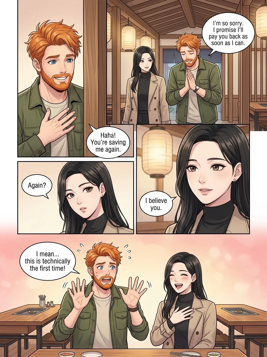 Tú Corea, mi mundo.  Chapter 4 Page 13 - AI Generated Manga