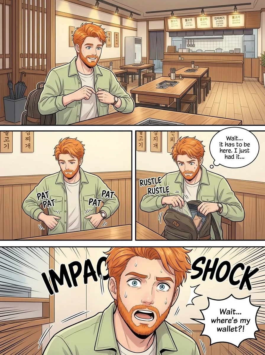Tú Corea, mi mundo.  Chapter 4 Page 3 - AI Generated Manga