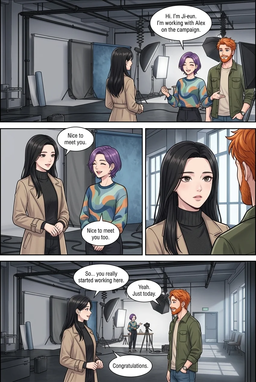 Tú Corea, mi mundo.  Chapter 6 Page 13 - AI Generated Manga