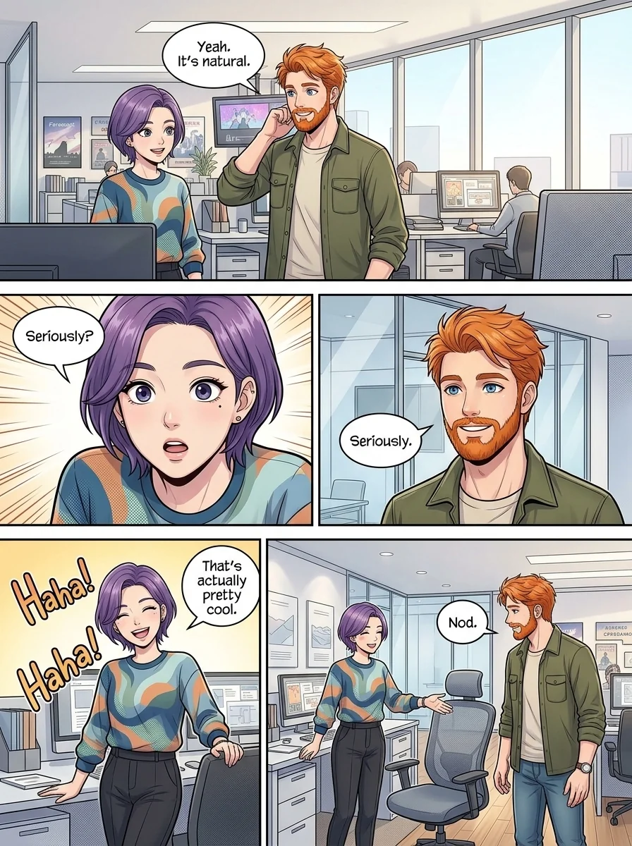 Tú Corea, mi mundo.  Chapter 6 Page 3 - AI Generated Manga