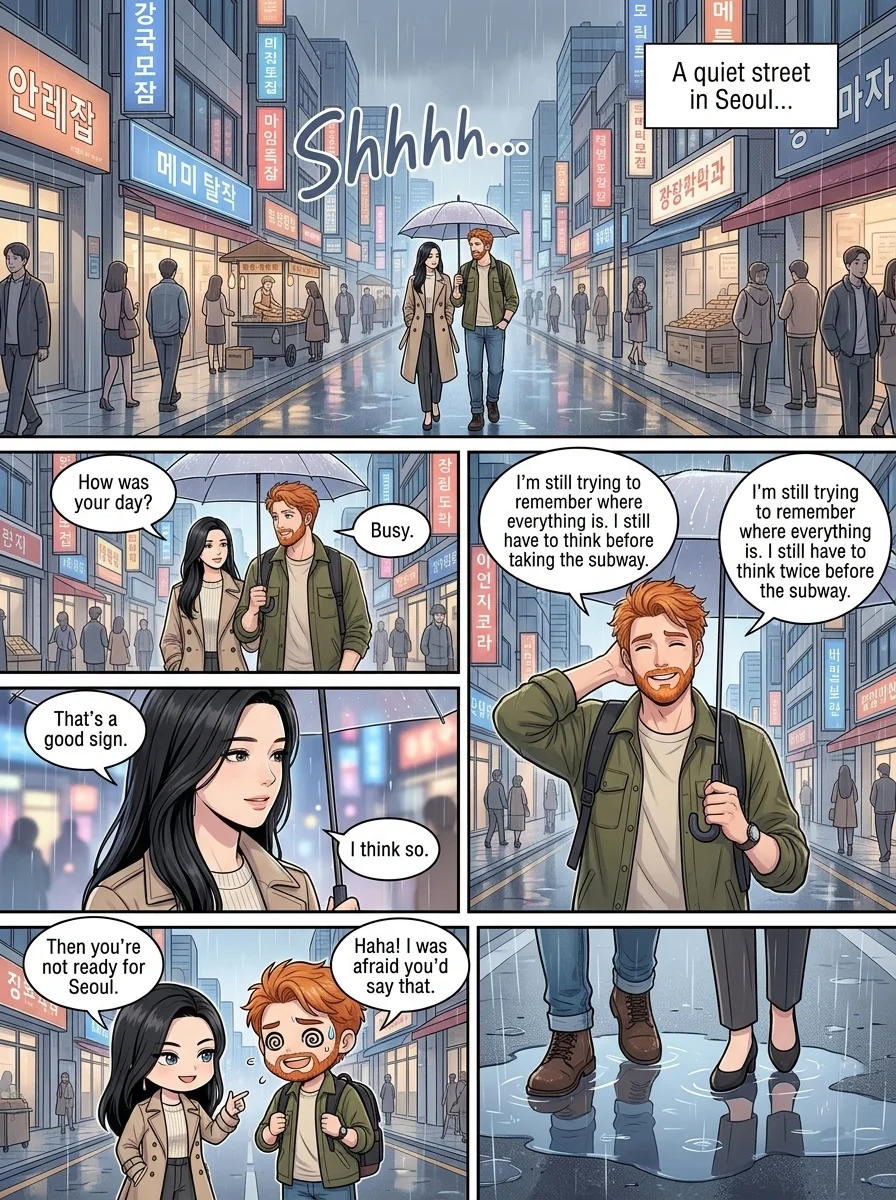 Tú Corea, mi mundo.  Chapter 7 Page 13 - AI Generated Manga