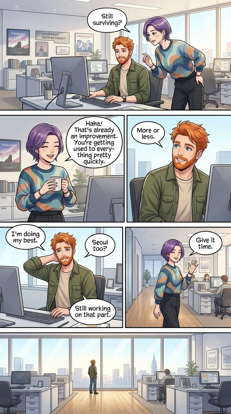 Tú Corea, mi mundo.  Chapter 7 Page 3 - AI Generated Manga