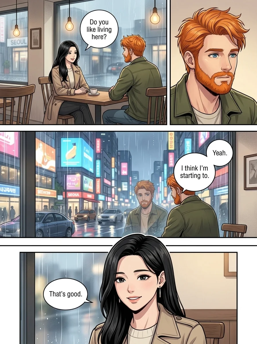 Tú Corea, mi mundo.  Chapter 8 Page 3 - AI Generated Manga