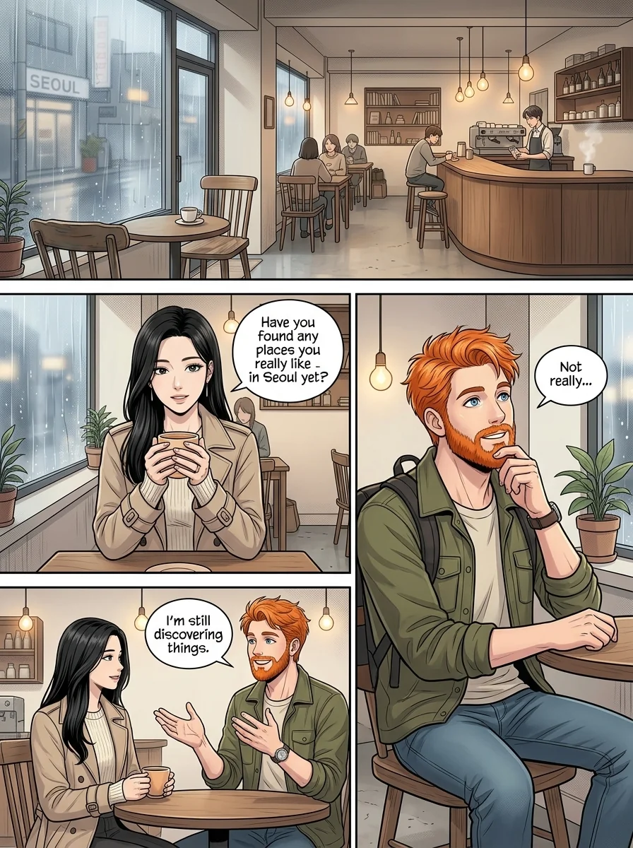 Tú Corea, mi mundo.  Chapter 8 Page 8 - AI Generated Manga
