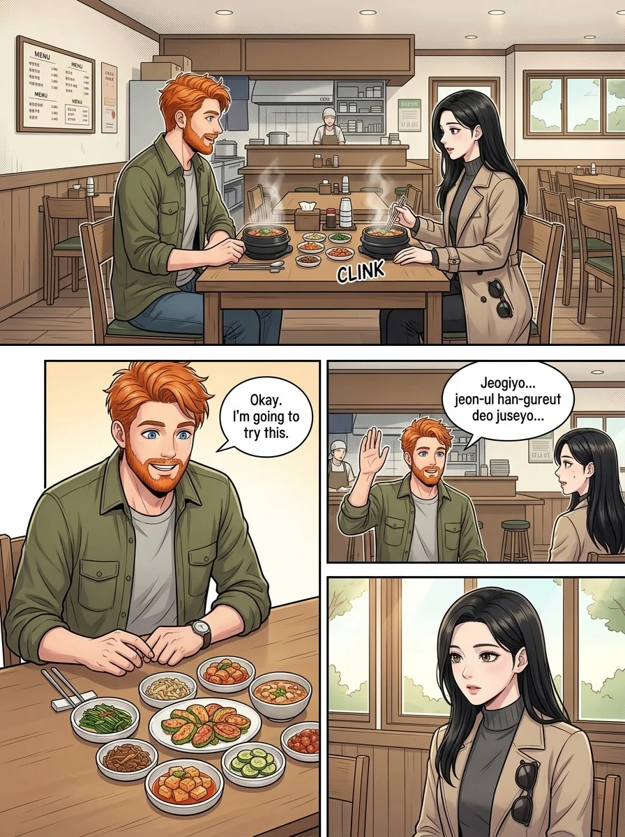 Tú Corea, mi mundo.  Chapter 9 Page 14 - AI Generated Manga