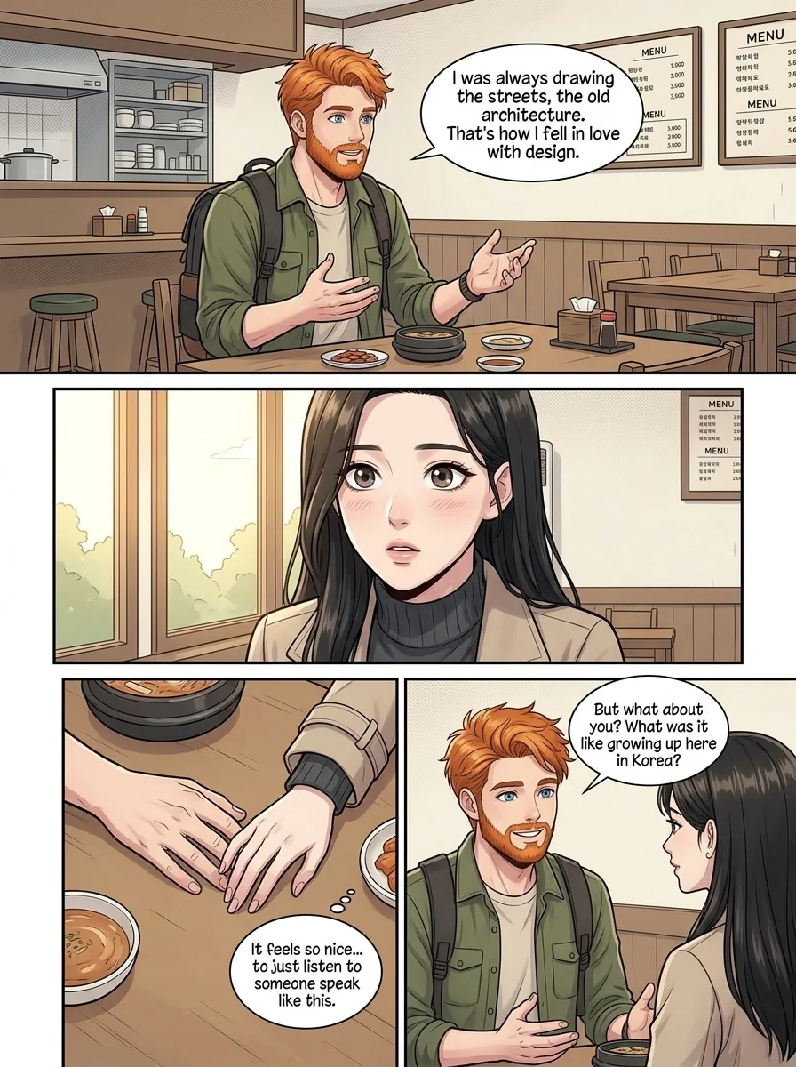 Tú Corea, mi mundo.  Chapter 9 Page 17 - AI Generated Manga