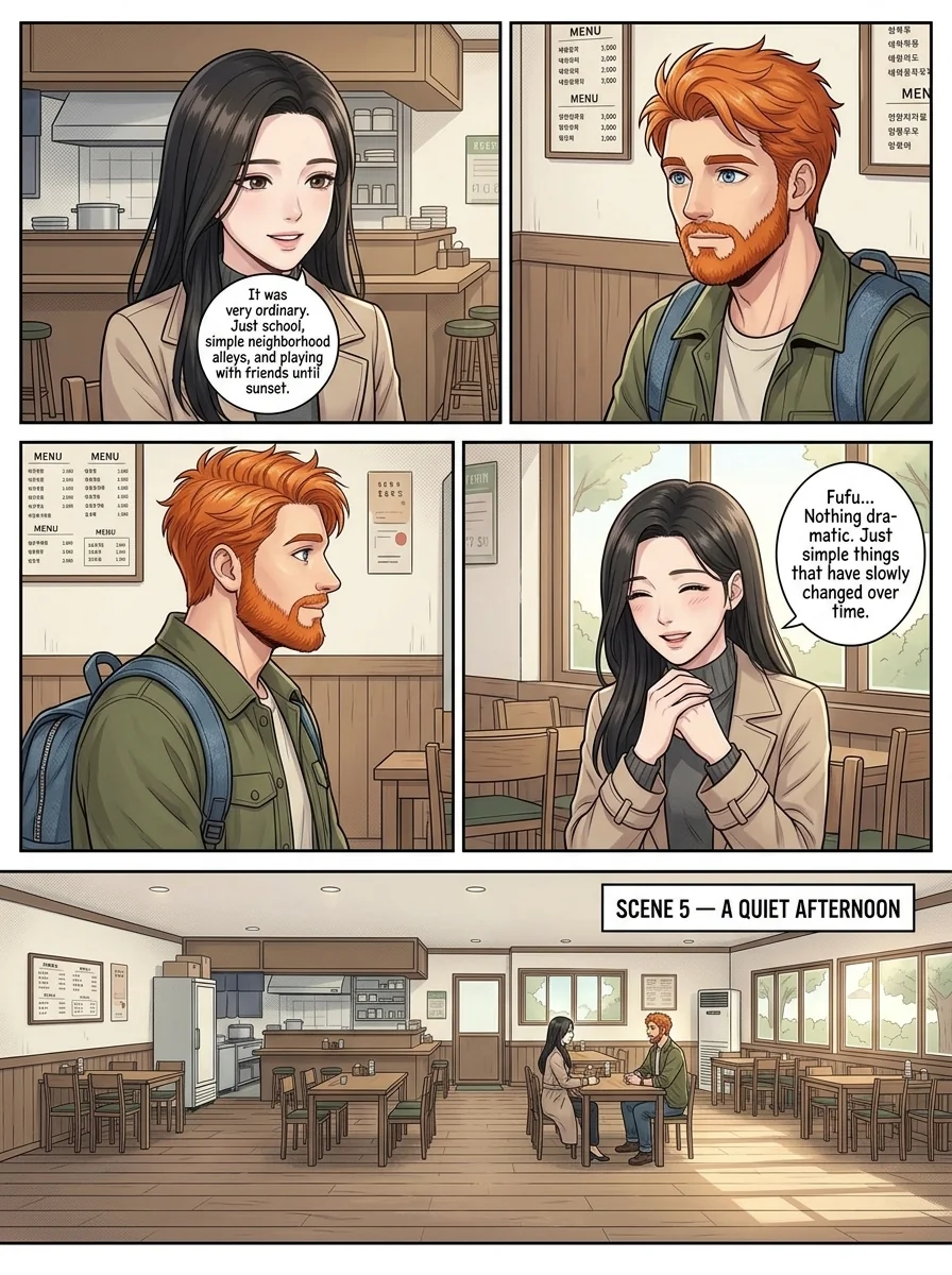 Tú Corea, mi mundo.  Chapter 9 Page 18 - AI Generated Manga
