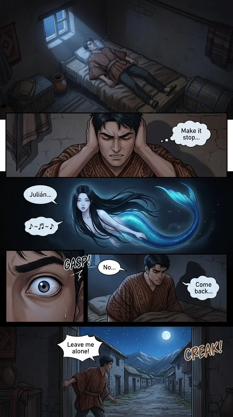 THE SIREN OF THE BLUE LAGOON Chapter 6 Page 12 - AI Generated Manga