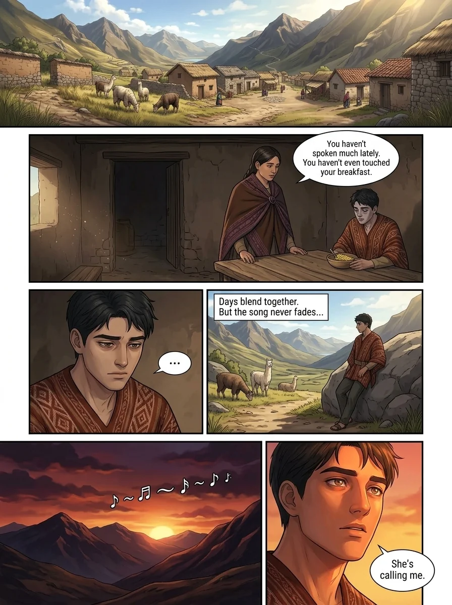 THE SIREN OF THE BLUE LAGOON Chapter 6 Page 13 - AI Generated Manga