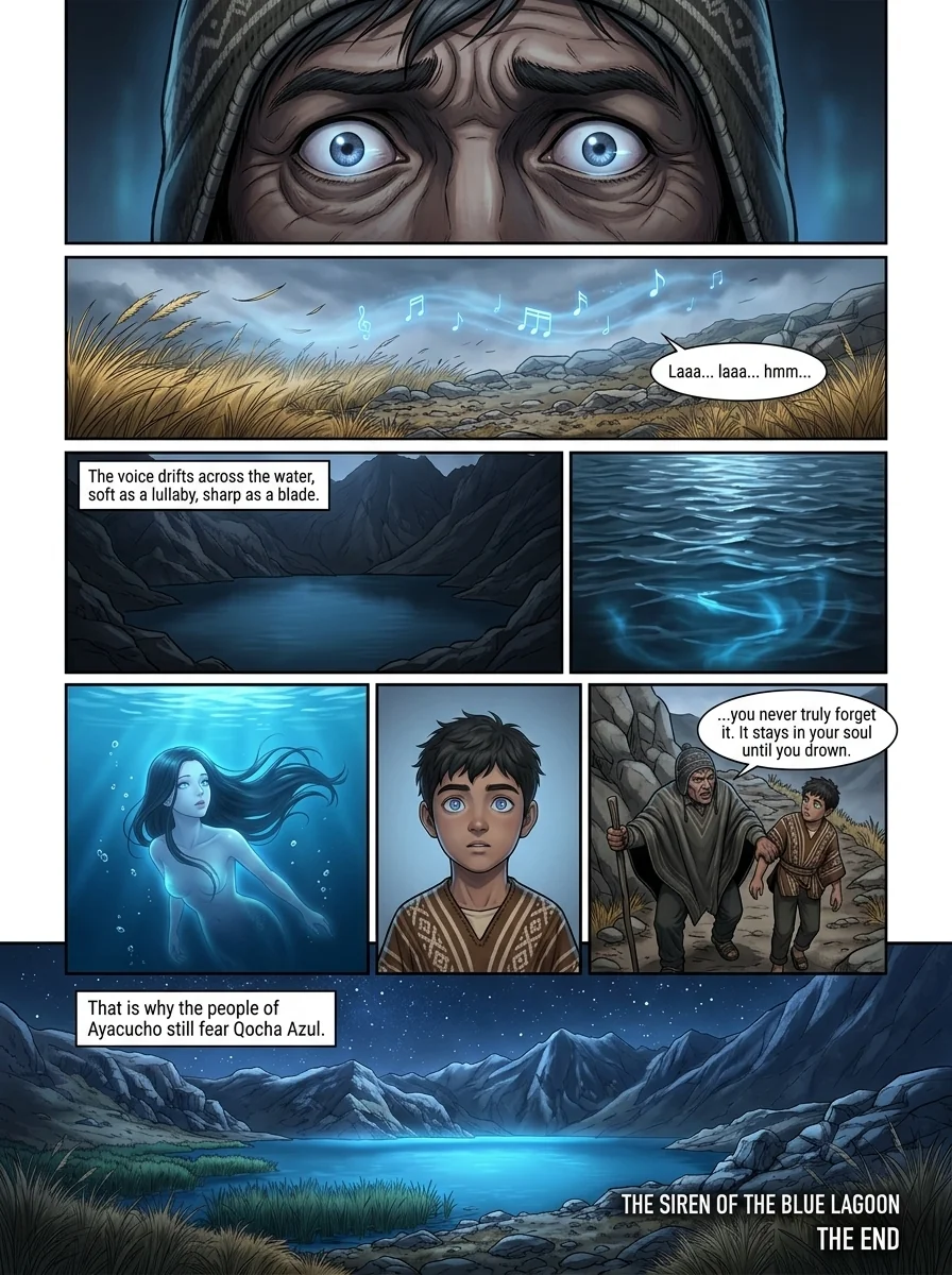 THE SIREN OF THE BLUE LAGOON Chapter 6 Page 24 - AI Generated Manga