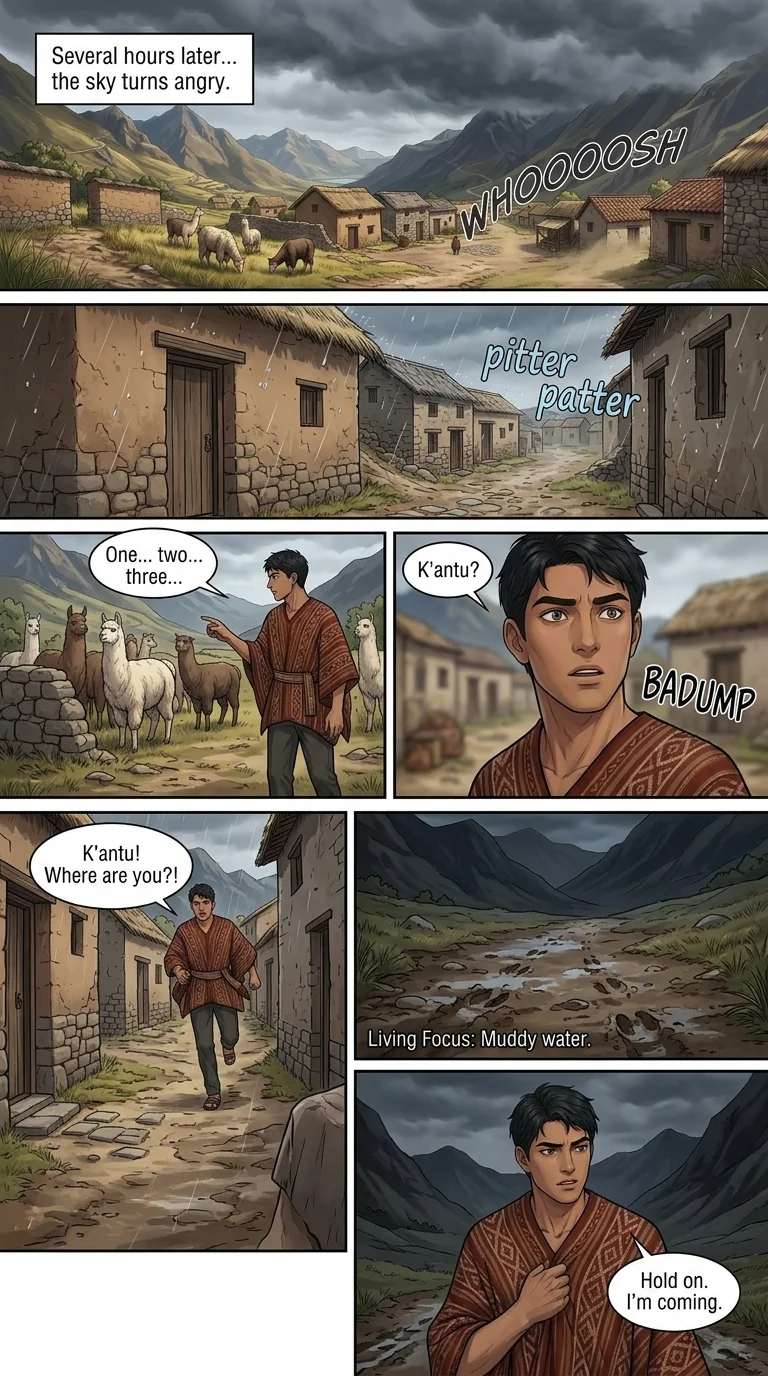 THE SIREN OF THE BLUE LAGOON Chapter 6 Page 3 - AI Generated Manga
