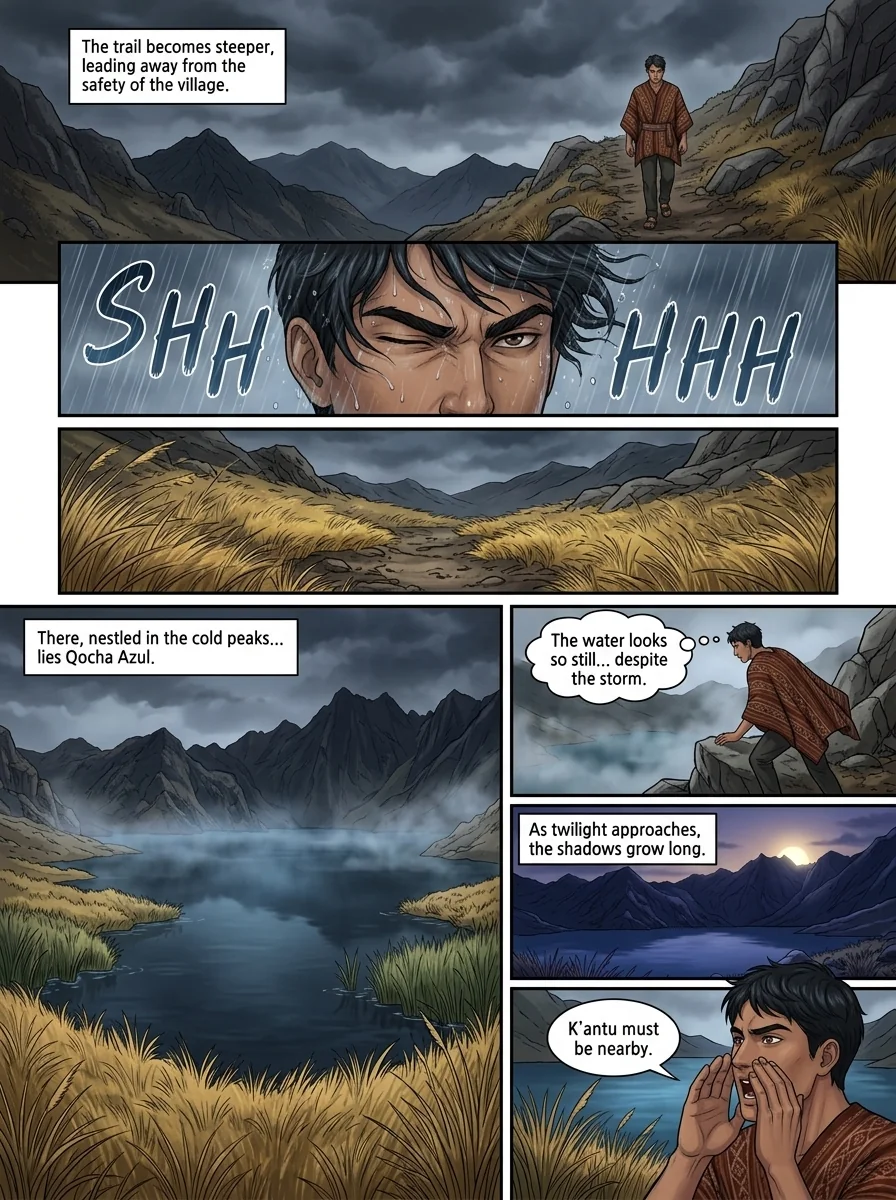 THE SIREN OF THE BLUE LAGOON Chapter 6 Page 4 - AI Generated Manga