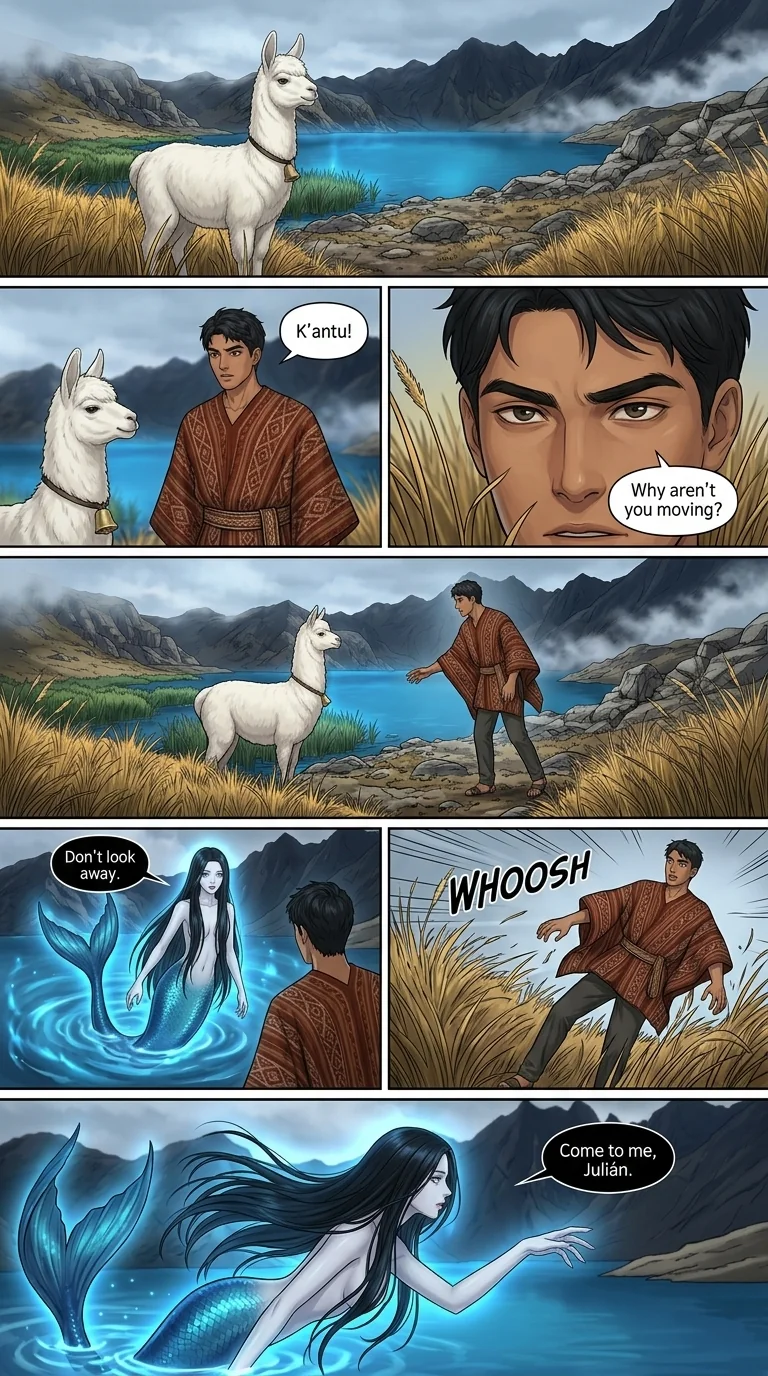 THE SIREN OF THE BLUE LAGOON Chapter 6 Page 9 - AI Generated Manga