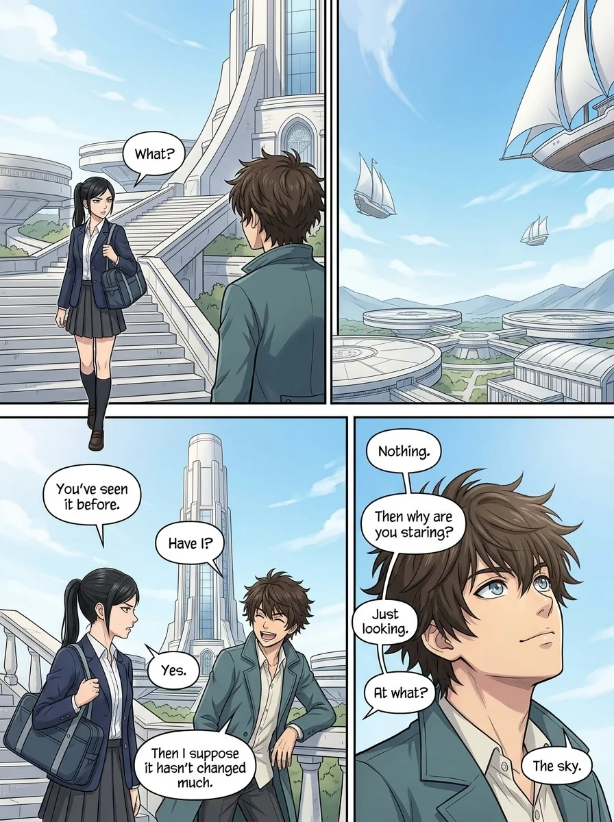 Chronicles of the 7th sky Chapter 1 Page 14 - AI Generated Manga