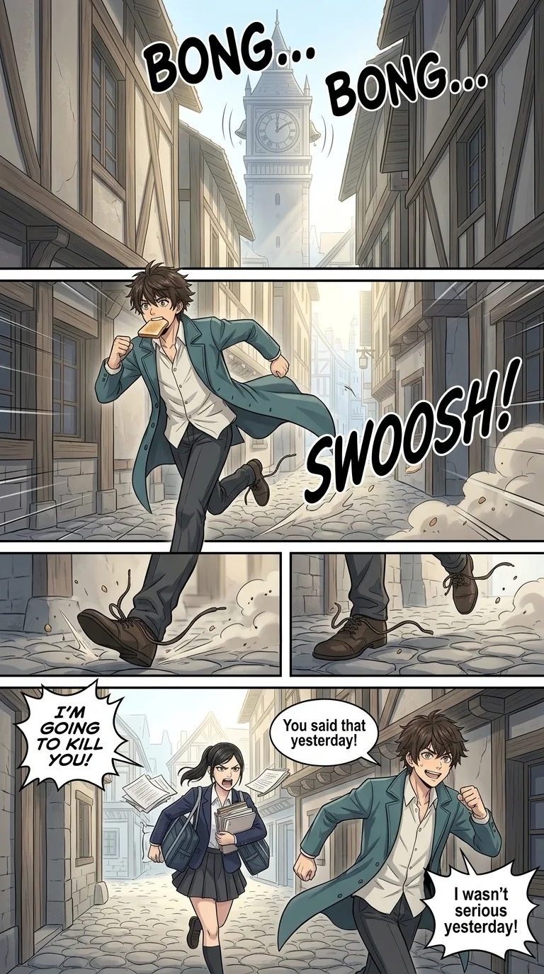 Chronicles of the 7th sky Chapter 1 Page 1 - AI Generated Manga