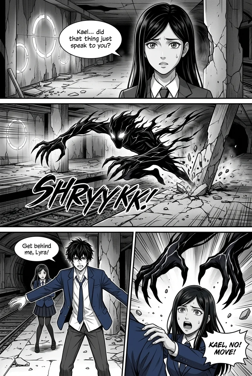 VAYRA: ZEROBOUND Chapter 1 Page 13 - AI Generated Manga