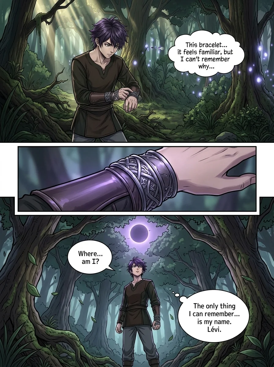 Nova:Destiny Chapter 1 Page 3 - AI Generated Manga