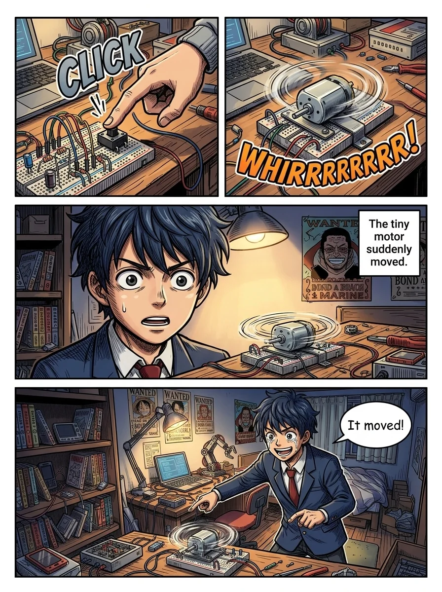 KIZUNA: THE BOY WHO BUILT TOMORROW Chapter 1 Page 16 - AI Generated Manga