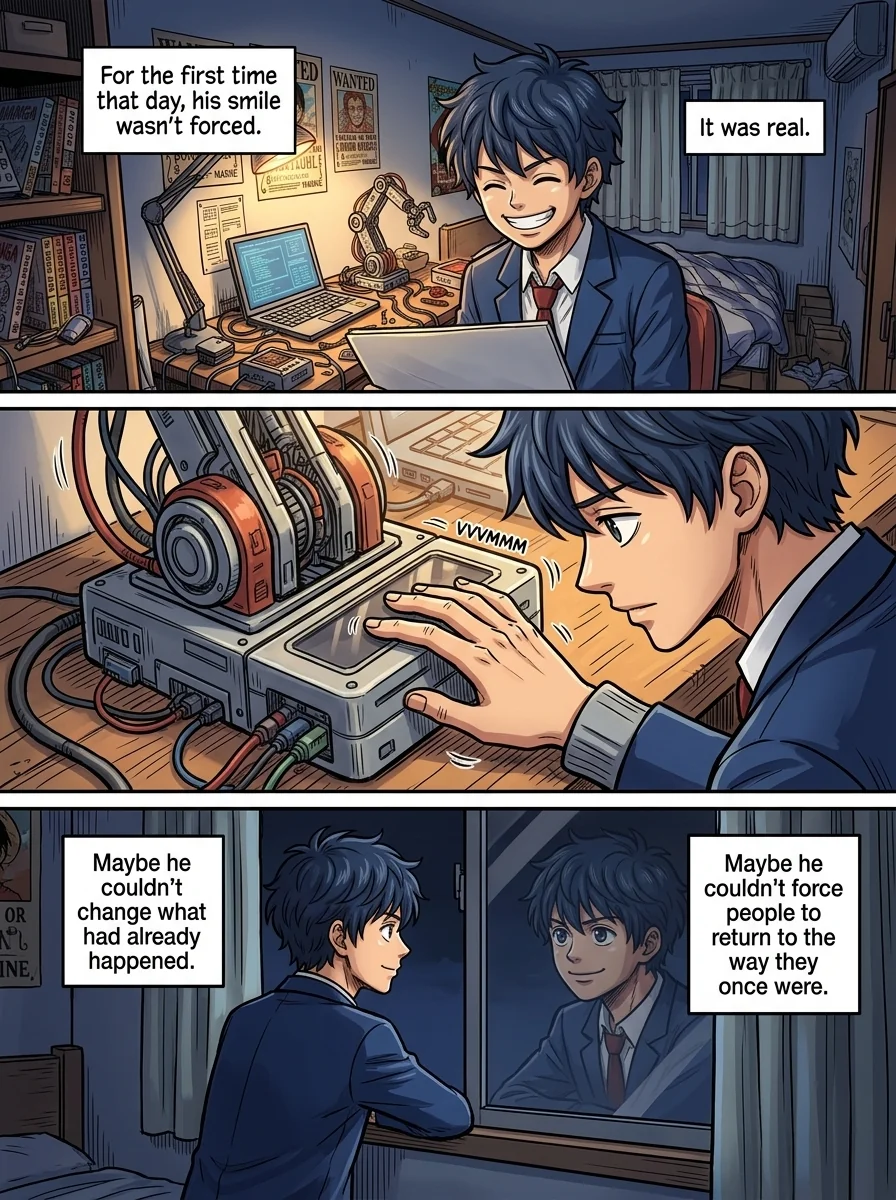 KIZUNA: THE BOY WHO BUILT TOMORROW Chapter 1 Page 17 - AI Generated Manga