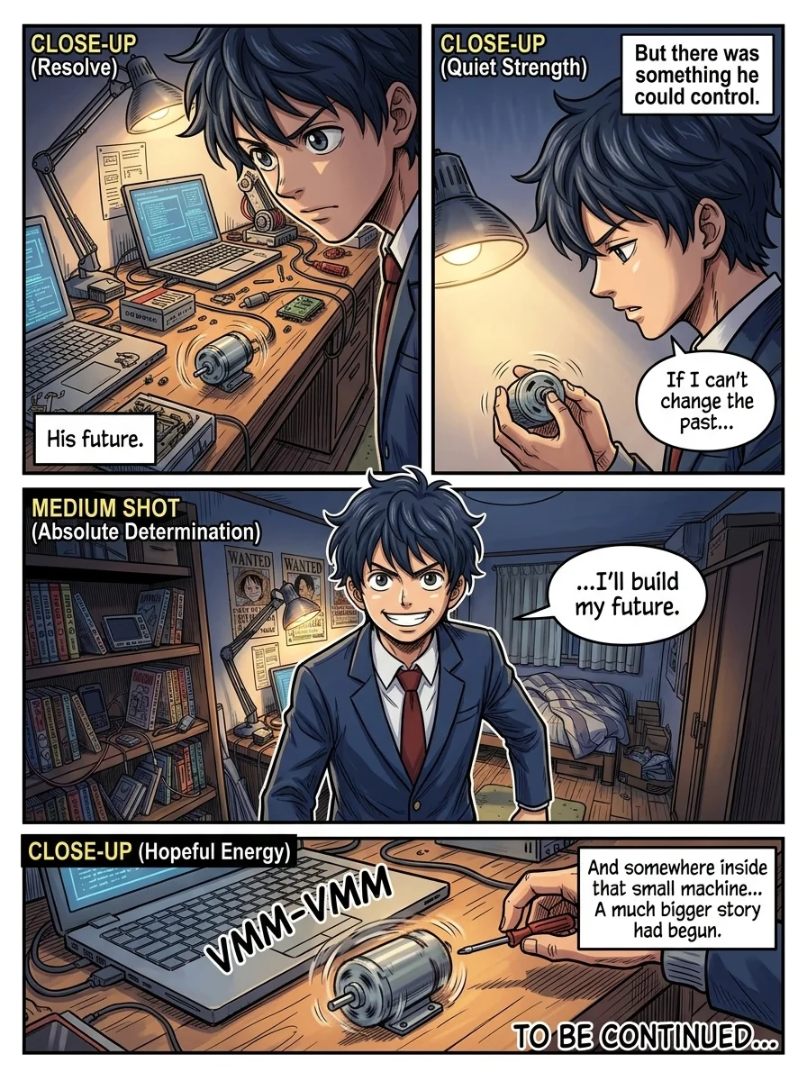 KIZUNA: THE BOY WHO BUILT TOMORROW Chapter 1 Page 18 - AI Generated Manga