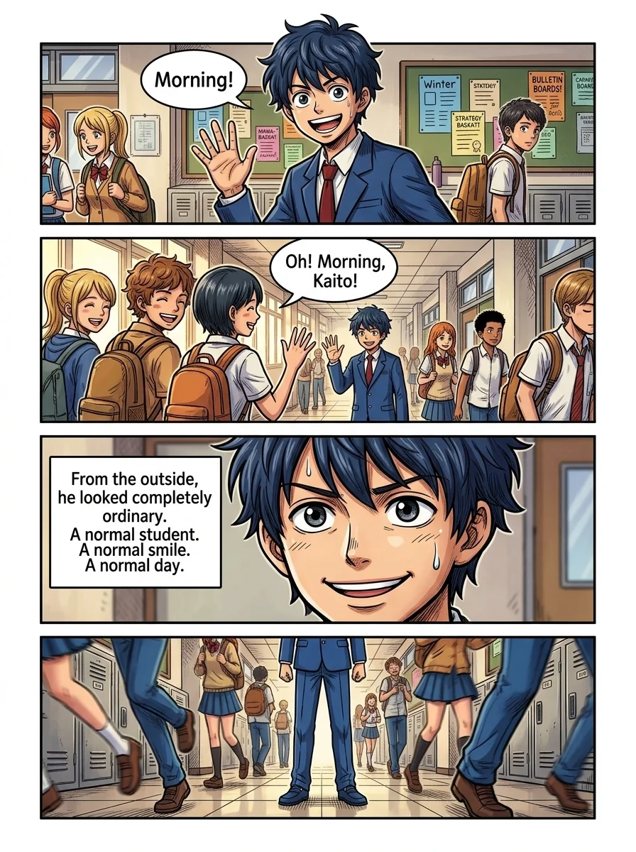 KIZUNA: THE BOY WHO BUILT TOMORROW Chapter 1 Page 2 - AI Generated Manga