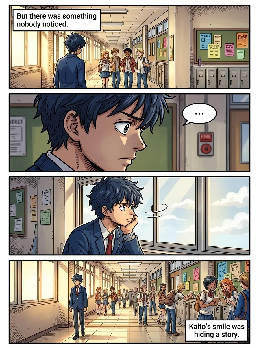 KIZUNA: THE BOY WHO BUILT TOMORROW Chapter 1 Page 3 - AI Generated Manga