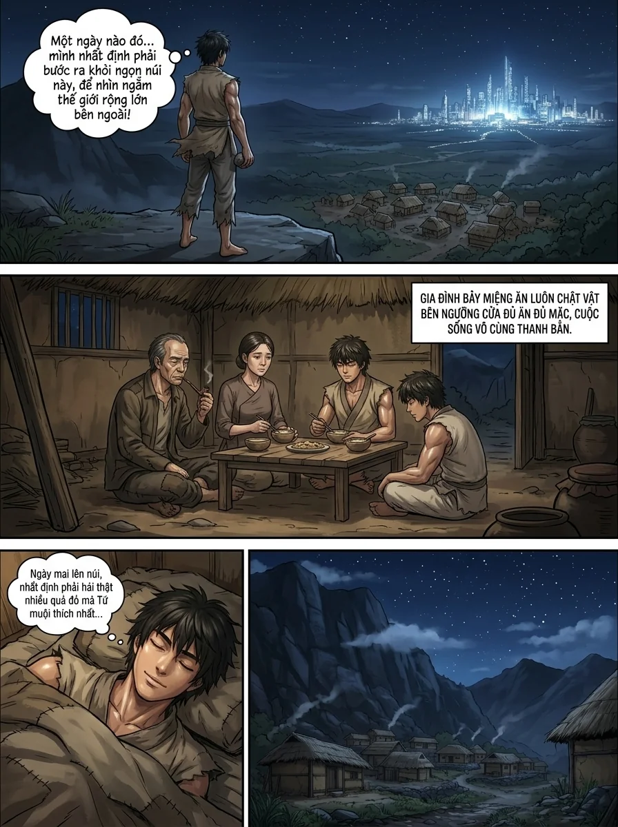 Phàm Nhân Tu Tiên Chapter 1 Page 3 - AI Generated Manga