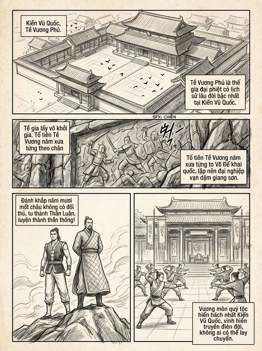 Đế Tôn Chapter 1 Page 1 - AI Generated Manga