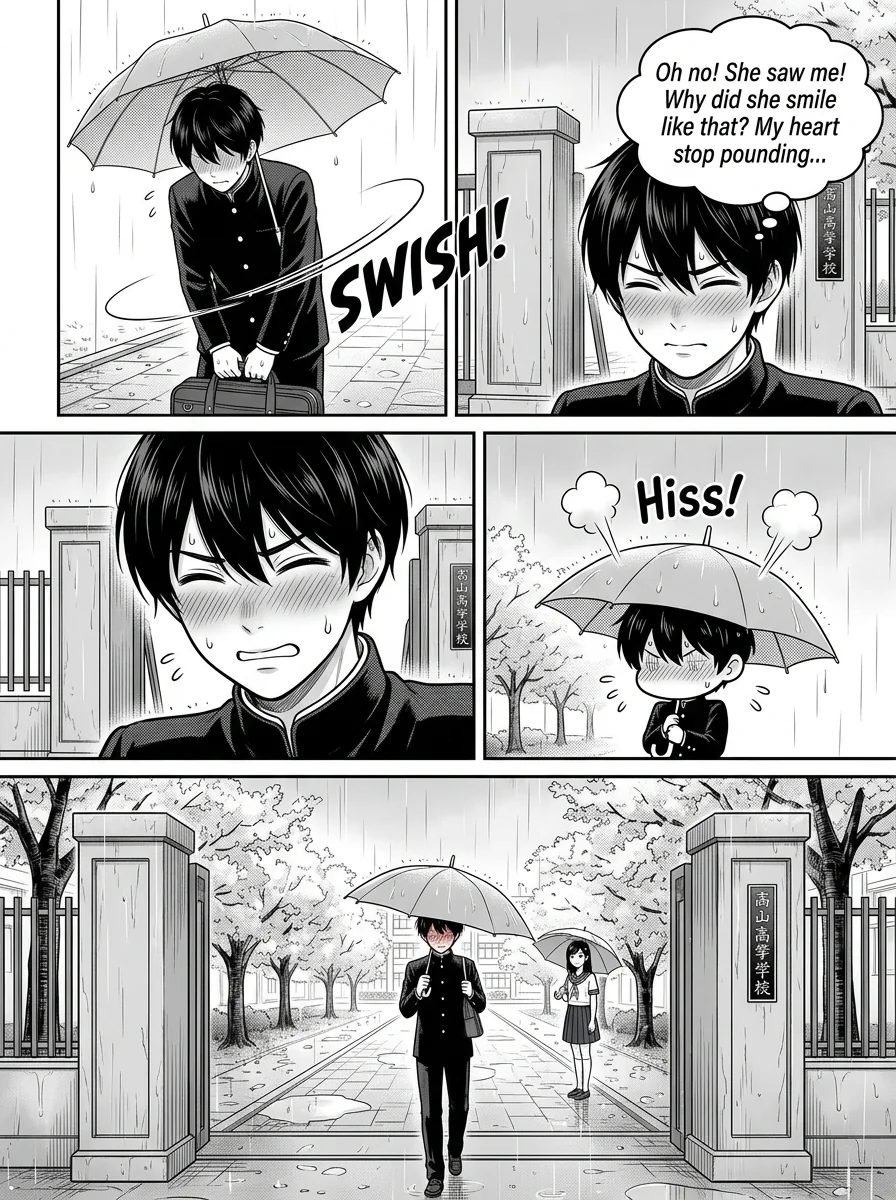 五年後 — Five Years Later Chapter 1 Page 10 - AI Generated Manga
