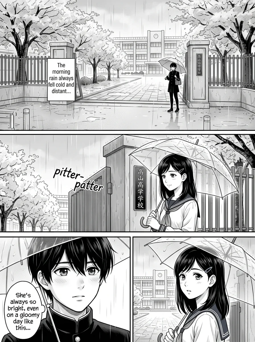 五年後 — Five Years Later Chapter 1 Page 8 - AI Generated Manga