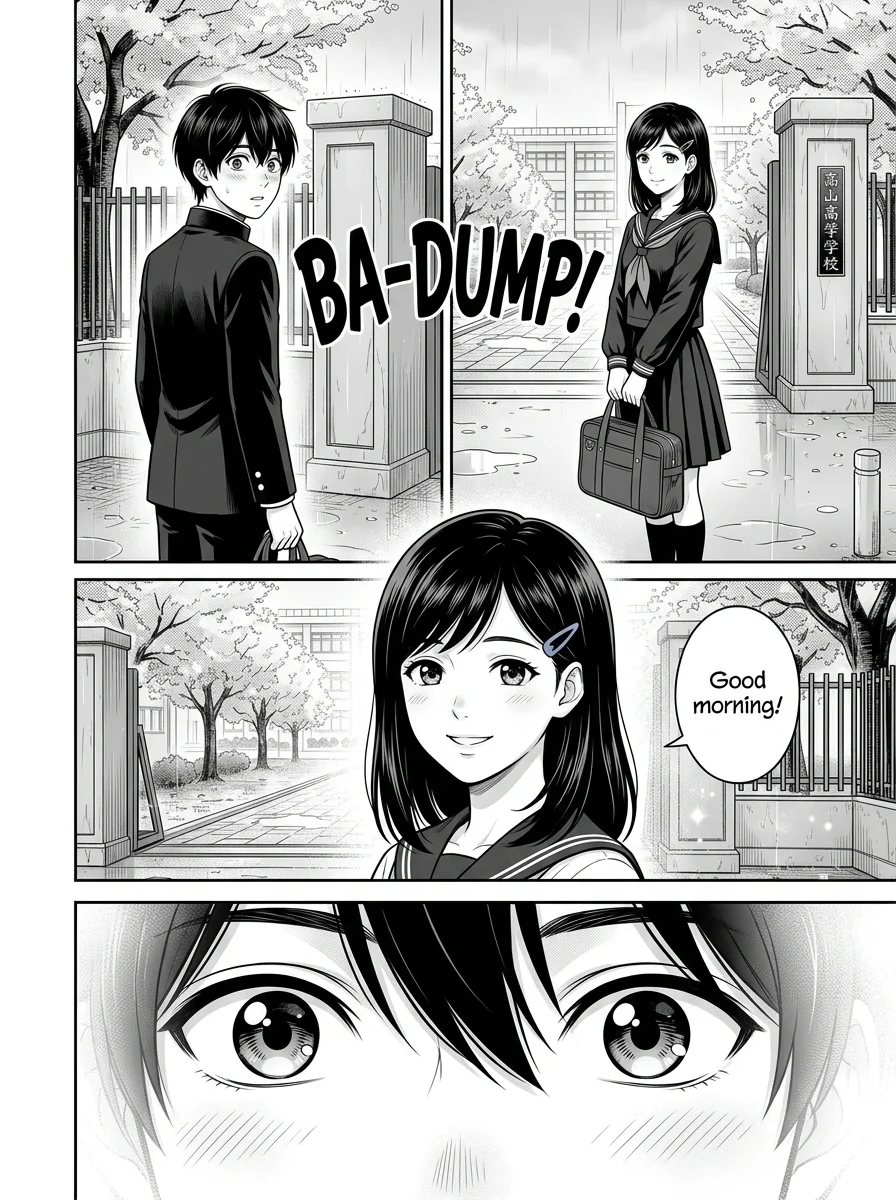 五年後 — Five Years Later Chapter 1 Page 9 - AI Generated Manga
